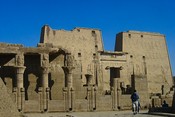 The Ptolemaic temple of Edfu (or Idfu)
