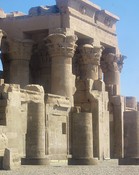 Kom Ombo is dedicated to two gods, Horus and Sobek