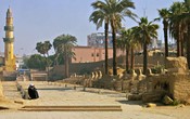 You can see that most of the dromos (straight avenue) from Karnak temple to Luxor temple is under the modern city