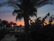 Nearly dawn over the Tiran Strait, Gulf of Aqaba, Red Sea, Egypt