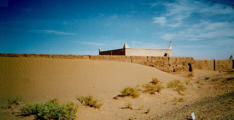 House Attacked by Dunes, M'hamid