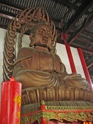 Buddha in the Chenxu Taoist Temple, Zhouzhuang, China