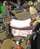 In the  Binh Tay market and here in the surrounding streets, there's a thriving wholesale market