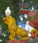 Outside the Jade Emperor Pagoda