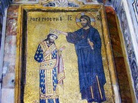 La Martorana - Roger II crowned by Christ (667x500, 89.4 kilobytes)