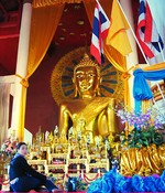 The main Buddha in Wat Phra Sing