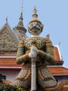 Wat Arun - Modern Guard for the modern temple. (369x492, 88.5 kilobytes)